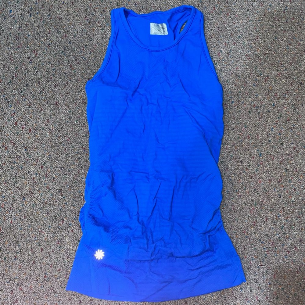 Athleta blue tank top size small